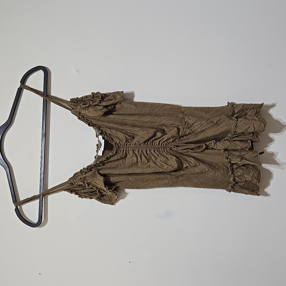 Charlotte Russe Tops - Charlotte Russe Brown Ruffled Women's Top